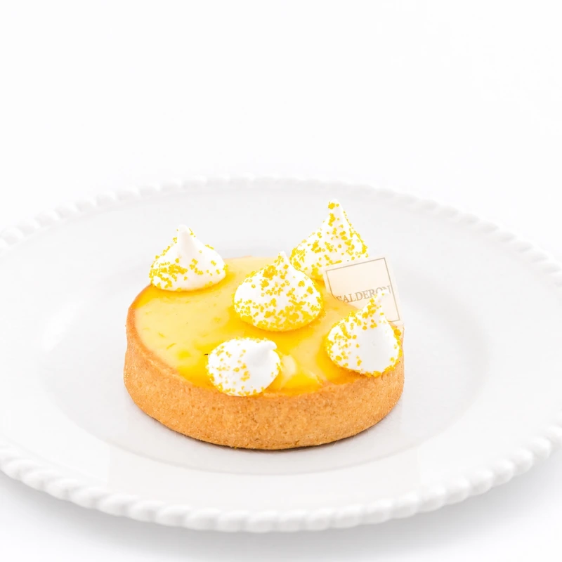 Tartelette jaune et meringues Calderon