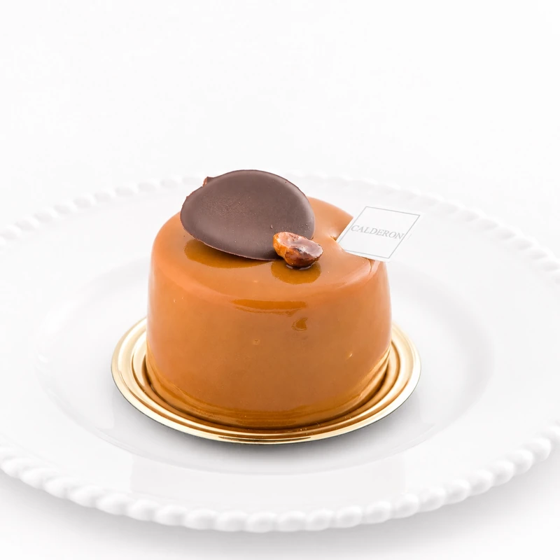 Entremets caramel et chocolat Calderon